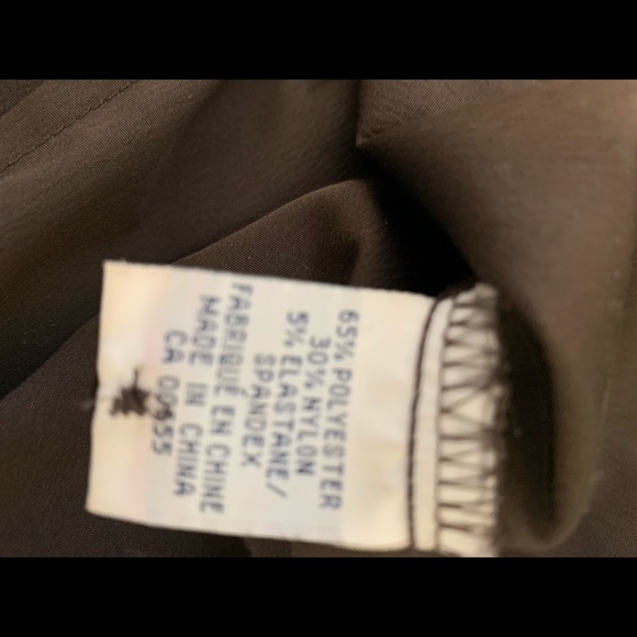 Dark Brown Pull-Over Blouse Size Large - Picture 4 of 5